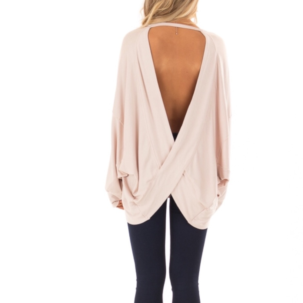 LAST 1❤️Dusty Blush Long Sleeve Top - Picture 8 of 8